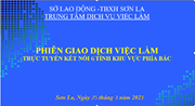 Kết quả phiên giao dịch việc làm online 6 tỉnh Thái Nguyên, Hà Nội, Bắc Ninh, Bắc Giang, Bắc Kạn, Sơn La ngày 25 3 2021